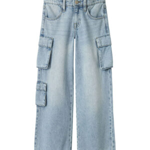 Name It Jeans - Wide - Noos - NkfBella - Light Blue Bleached Den