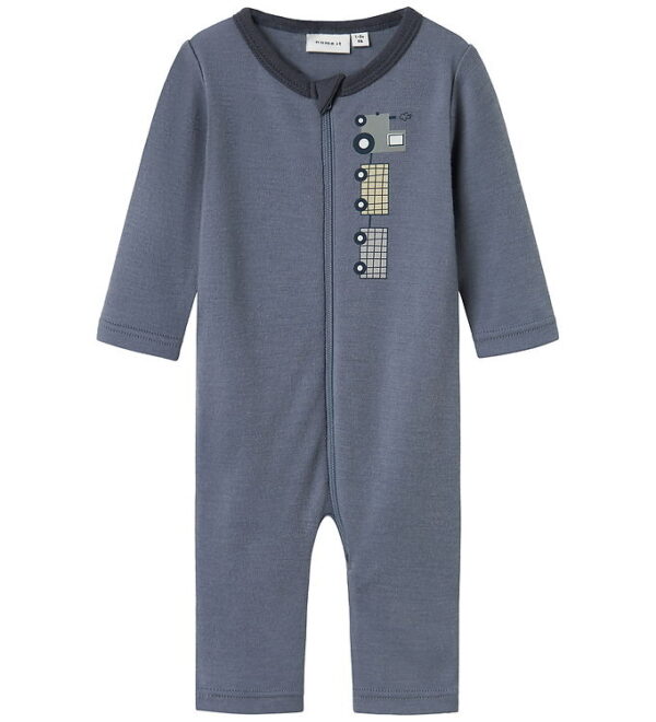 Name It Natdragt - Uld - NbmWillit - Folkstone Gray/TRACTOR