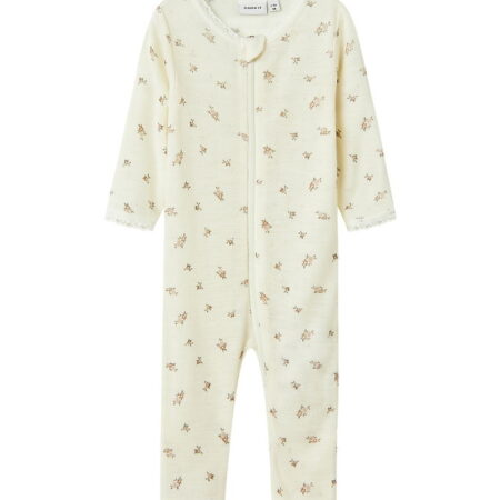 Name It Natdragt - Uld - Noos - NbfWang - Snow White/Small flowe