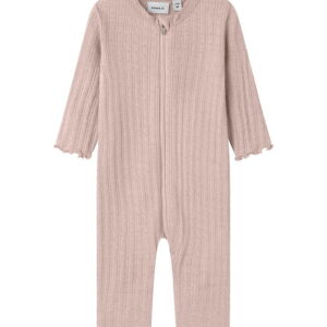 Name It Natdragt - Uld/Silke - Rib - NbfWossa - Shadow Gray