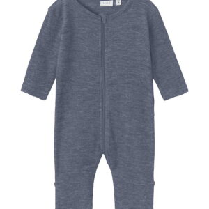 Name It Natdragt - Uld/Silke - Rib - NbmWossa - Folkstone Gray