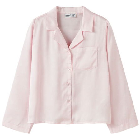 Name It Natskjorte - Satin - NkfRuth - Mauve Morn