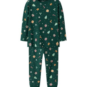 Name It Nattøj - 2-Delt - NMnVismas - Botanical Garden/Xmas AOP