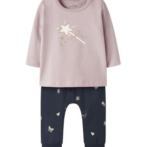 Name It Nattøj 2-delt - NbfVubie - Burnished Lilac/Navy Blazer