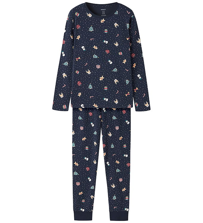 Name It Nattøj - 2-delt - NknVismas - Navy Blazer/Christmas