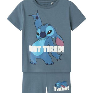 Name It Nattøj - 2-delt - NmmArush - Stitch - Blue Mirage