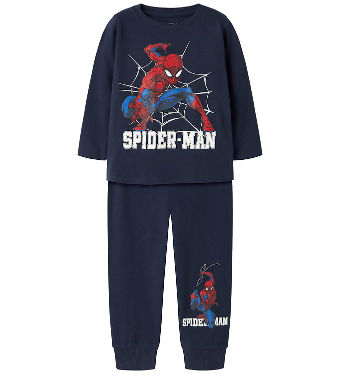 Name It Nattøj - 2-delt - NmmMus - Spiderman - Navy Blazer