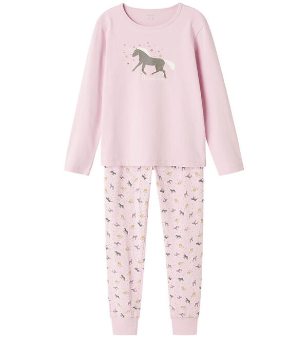 Name It Nattøj - Noos - NkfNightset - Corsage m. Print