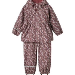 Name It Regntøj m. Seler - NmfDry10 - Fig m. Blomster