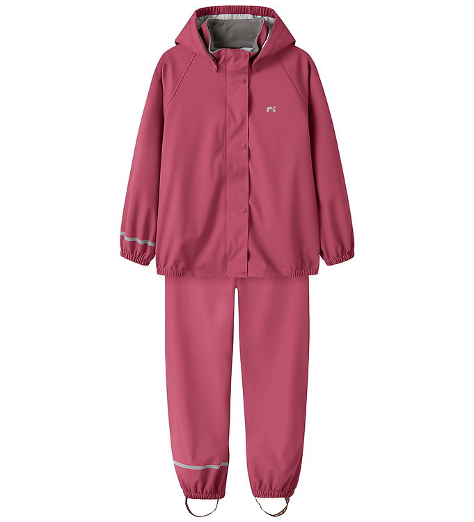 Name It Regntøj m/u Seler - PU - NknDry10 - Rose Wine