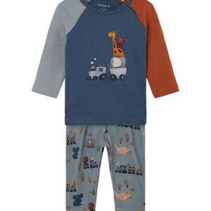 Name It Sæt - Bluse/Bukser - NbmRon - China Blue