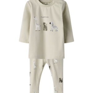 Name It Sæt - Bluse/Bukser - NbnTutty - Summer Sand