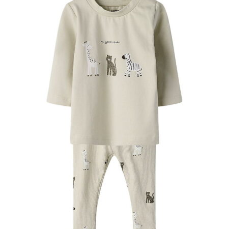 Name It Sæt - Bluse/Bukser - NbnTutty - Summer Sand