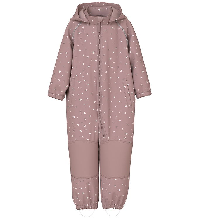 Name It Shoftshelldragt m. Fleece - Noos - NmfAlfa08 - Woodrose/
