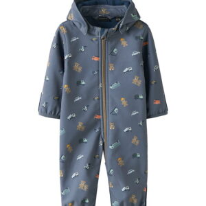 Name It Softshelldragt m. Fleece - NbmAlfa08 - Flint Stone/Toys