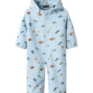 Name It Softshelldragt m. Fleece - NbmAlfa08 - Skyway/Mini Dino
