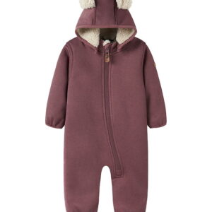 Name It Softshelldragt m. Fleece - NbnMada08 - Rose Brown m. Øre