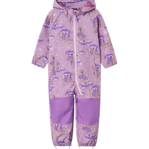 Name It Softshelldragt m. Fleece - NmfAlfa - Orchid Bloom m. Enh