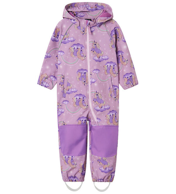 Name It Softshelldragt m. Fleece - NmfAlfa - Orchid Bloom m. Enh