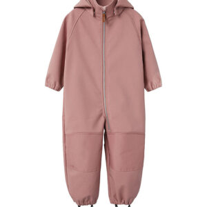 Name It Softshelldragt m. Fleece - NmfAlfa08 - Burlwood m. Magis