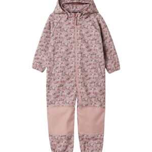 Name It Softshelldragt m. Fleece - Noos - NmfAlfa - Woodrose/Blo