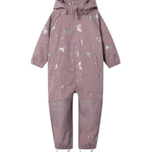 Name It Softshelldragt m. Fleece - Noos - NmfAlfa08 - Elderberry