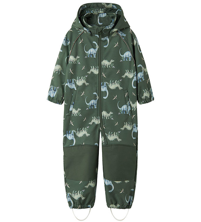 Name It Softshelldragt m. Fleece - Noos - NmmAlfa08 - Jungle Gre
