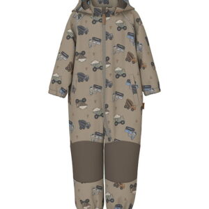 Name It Softshelldragt m. Fleece - Noos - NmmAlfa08 - Silver Min