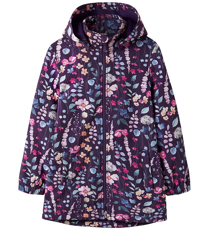 Name It Softshelljakke m. Fleece - NkfAlfa08 Long - Crown Jewel