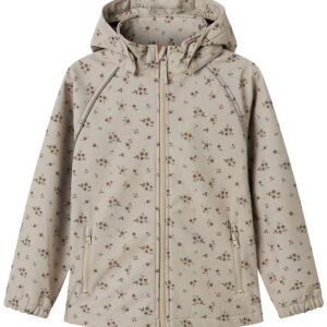 Name It Softshelljakke m. Fleece - NkfAlfa08 - Pure Cashmere/Bou