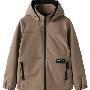 Name It Softshelljakke m. Fleece - NkmAlfa08 - Fossil