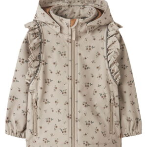 Name It Softshelljakke m. Fleece - NmfAlfa08 - Pure Cashmere/Bou