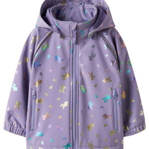 Name It Softshelljakke m. Fleece - NmfAlfa08 - Sunlit Allium/Bow