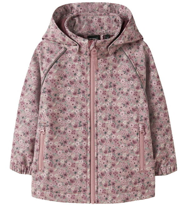 Name It Softshelljakke m. Fleece - NmfAlfa08 - Woodrose/Blossom