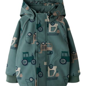 Name It Softshelljakke m. Fleece - NmmAlfa08 - Balsam Green/MACH