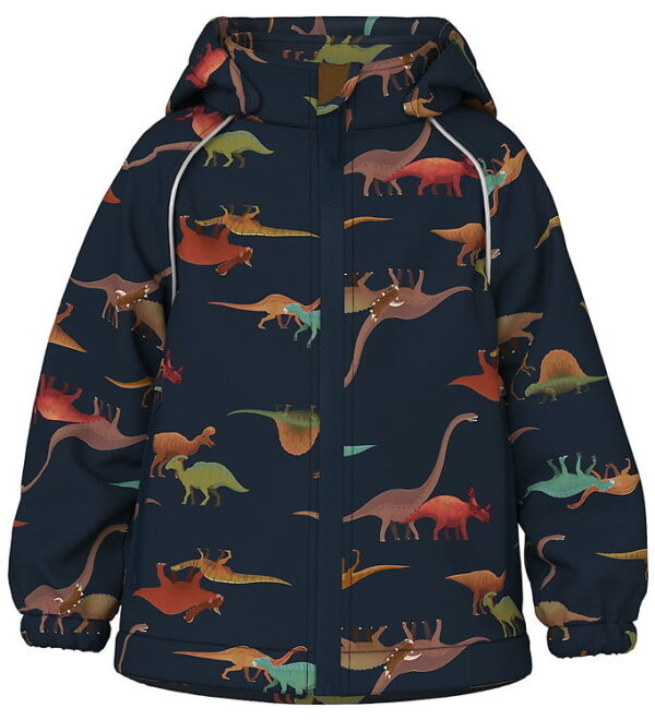 Name It Softshelljakke m. Fleece - NmmAlfa08 - Dark Sapphire/Din