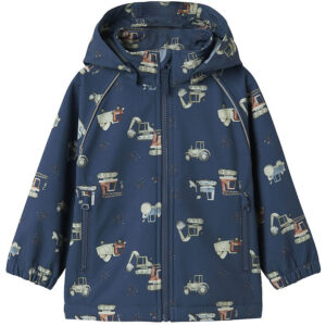 Name It Softshelljakke m. Fleece - NmmAlfa08 - Sargasso Sea/WORK