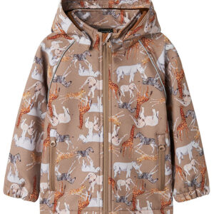 Name It Softshelljakke m. Fleece - NmnAlfa08 - Mountain Trail/Sa
