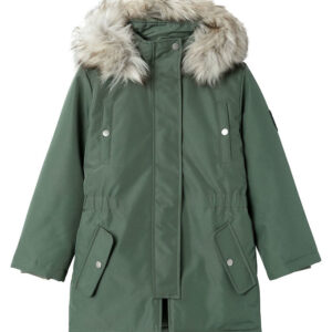 Name It Vinterjakke - NOOS - NkfMilla Parka - Agave Green