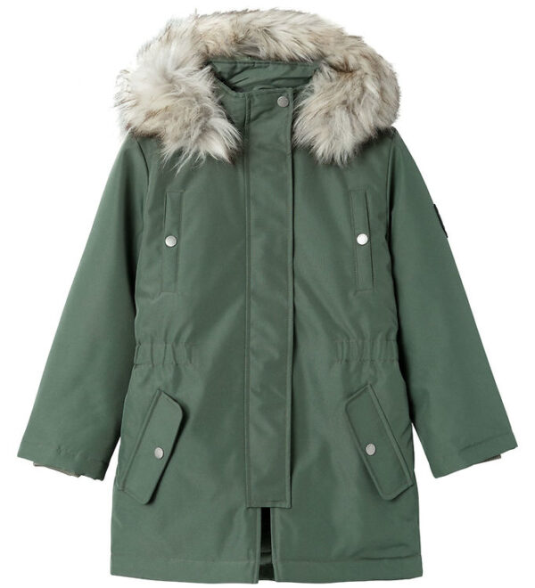 Name It Vinterjakke - NOOS - NkfMilla Parka - Agave Green