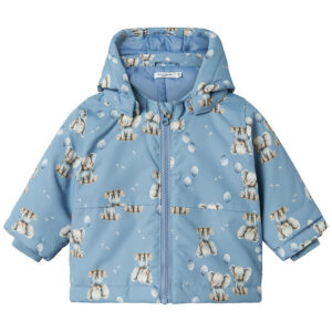 Name It Vinterjakke - NbmMax - Rain Washed/ELEPHANT