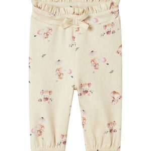 Name it Bukser - NbfLatia - Peyote Melange m. Print