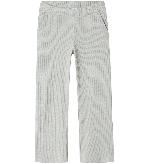 Name it Bukser - Rib - Polyester/Viskose - NkfOlene - Grey Melan