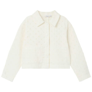 Name it Denimjakke - NkfHazel - Cloud Dancer