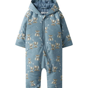 Name it Flyverdragt - NbmMax - Rain Washed/ELEPHANT