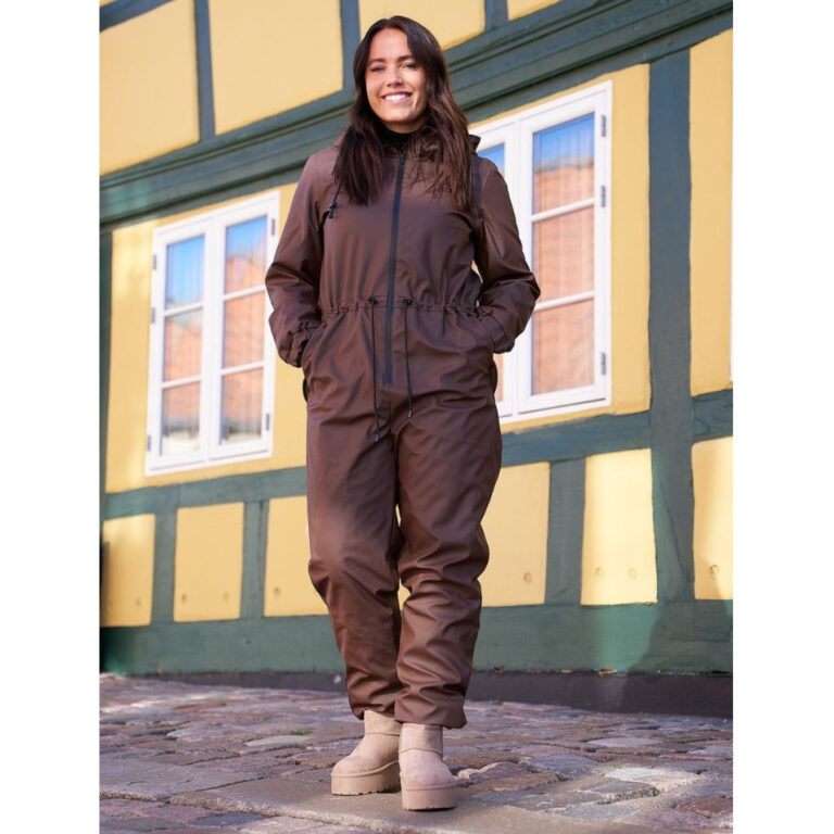 ONLY dame Regndragt padded rainsuit ONLPHILIPPA - Chocolate Brown