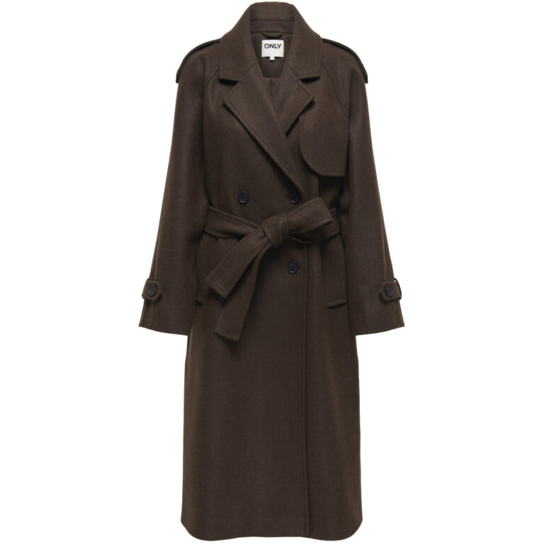 ONLY dame jakke ONLDEAR-TRILLON - Chocolate Brown MELANGE