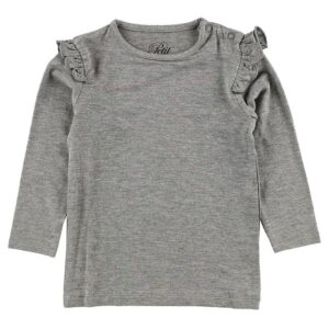 Petit By Sofie Schnoor Bluse - Gråmeleret - 56 - Petit by Sofie Schnoor Bluse