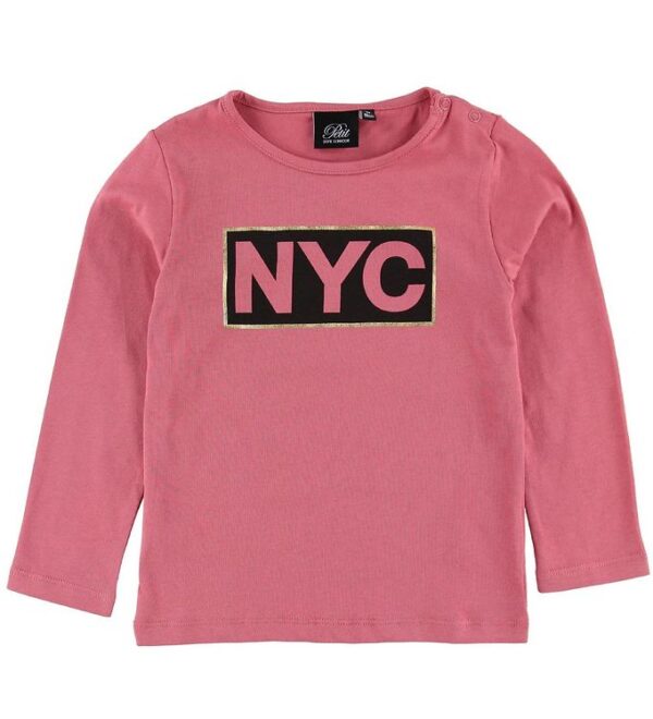 Petit by Sofie Schnoor Bluse - Mørk Pink m. NYC