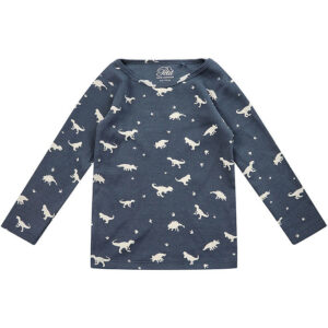 Petit by Sofie Schnoor Bluse - Rib - Navy m. Dinoer